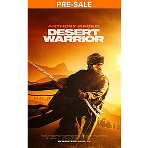 Fandango Movie Ticket Offer: Desert Warrior (2026) $15 Off (Valid for April 23-26, 2026 Showings)