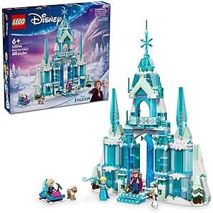 630-Piece LEGO Disney Frozen Elsa's Ice Palace Building Set $60 + Free S/H