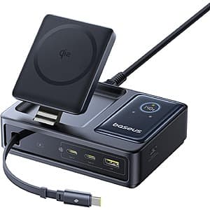 Baseus Nomos 5-in-1 up to 140W Charging Station w/ Qi2 15W Wireless $50 + Free Shipping