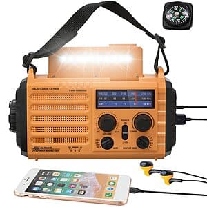 Prime Members: Mesqool 5000mAh NOAA Emergency Radio w/ Crank & Phone Charging $19.45 + Free S&H