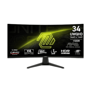34" MSI MAG 346CQ UWQHD 2k 180Hz VA Curved Gaming Monitor $250 + Free Shipping