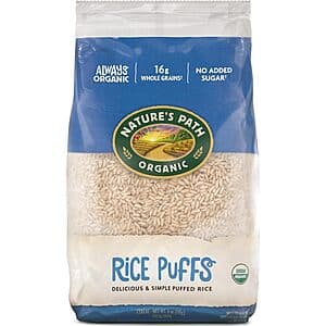 Select Accounts: 6-Oz Nature's Path Organic Rice Puffs Cereal $1.65 w/ S&S