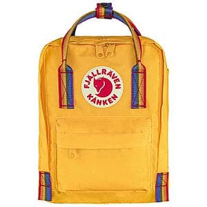 7L Fjallraven Kanken Rainbow Mini Backpack $24