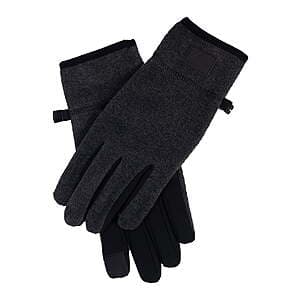 Ozark Trail Men's Fleece Gloves (Grey or Black) $6