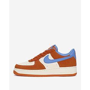 Nike Men's or Women's Air Force 1 '07 LV8 Shoes (Orange/Blue) $60 + Free S&H on $75+
