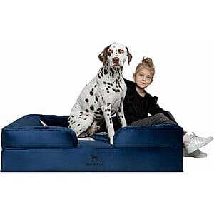 NOAH & PAW XL Orthopedic Dog Bed w/ Cooling Gel Memory Foam (Blue or Green) $54.15 + Free S&H