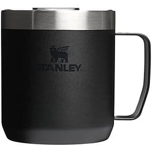 12-Oz STANLEY Stainless Steel Everyday Camp Mug (Black) $15