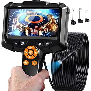 Daxiongmao 4.3" 1080p IP67 Endoscope Camera w/ Light & 16.4' Cable $21.20