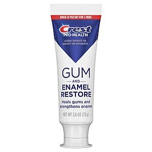 Target Stores: 2.6oz Crest Pro-Health Gum & Enamel Restore Toothpaste Free