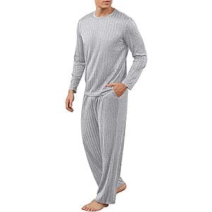 2-Piece RQP Men's Long Sleeve Pajama set (Various) $12