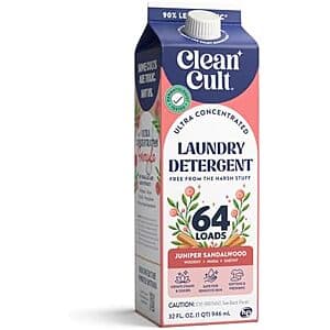Select Prime Accounts: 32-oz Cleancult Ultra Concentrated Liquid Laundry Detergent $4.65 w/ S&S