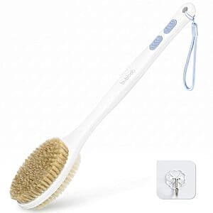 17" Bubbob Dual-Sided Back Scrubber w/ Long Handle $4.80