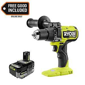 Ryobi One+ HP 18V 1/2" Brushless Hammer Drill w/ 4.0Ah HP Battery $129 + Free S&H