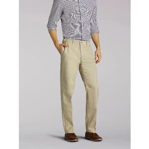 Lee Men's: Total Freedom Relaxed Tapered Pants or Extreme Motion Button Shirt $14 & More + Free S&H on $75+