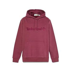 Timberland Men's Hampton Hoodie (Burgundy, Sizes M-XL) $19 + Free Shipping w/ Prime