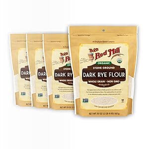 4-Pack 20-Oz Bob’s Red Mill Organic Dark Rye Flour $11.60 w/ Subscribe & Save