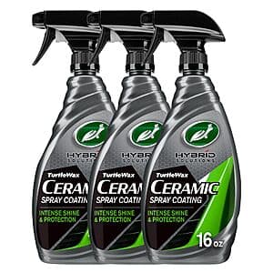 3-Pk 16-oz Turtle Wax Hybrid Solutions Car Ceramic Spray Coating $29.75
