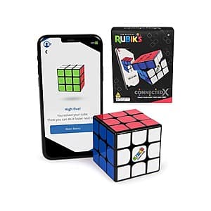 The Original Rubik's Cube Bluetooth ConnectedX Speed Cube w/ Guided Learning App $12 + Free S&H w/ Amazon Prime