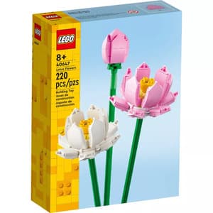 220-Piece LEGO Lotus Flowers Building Set $7.20 + Free Store Pickup