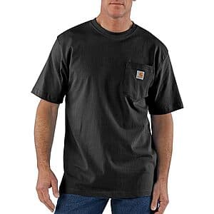 Carhartt Men's Loose Fit Heavyweight Short-Sleeve Pocket T-Shirt (Various Colors) $15