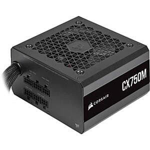 750W Corsair CX750M 80 Plus Bronze Semi-Modular Low-Noise ATX Power Supply $55 + Free Shipping