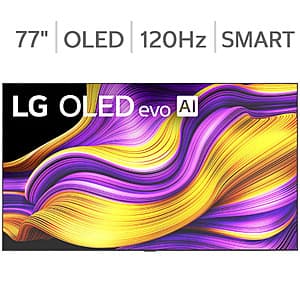 Costco Members: 77" LG G5 OLED evo 4K Smart TV + 5-Yr Warranty + Mounting Service $2200 (Select Areas) + Free Delivery