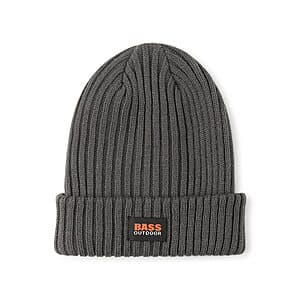 Bass Outdoor Women's Classic Beanie Knit Hat (Black) $2.95