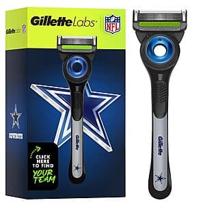 Gillette Labs Special NFL Edition Razor w/ 4 Refills & Magnetic Stand (various) from $14.20