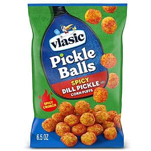 6.5-oz Vlasic Pickle Balls Spicy Dill Pickle Corn Puffs $2.75 w/ S&S