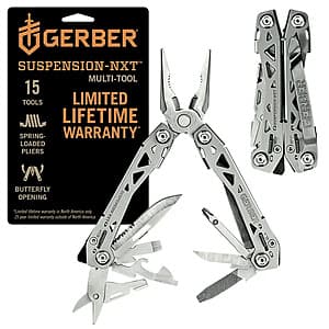 15-in-1 Gerber Suspension NXT Multi-Tool w/ Pocket Clip (Silver) $38 + Free S&H