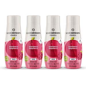 4-Pk 14.9-Oz SodaStream Classics Zero Drink Mixes (Various) $8 + Free S&H