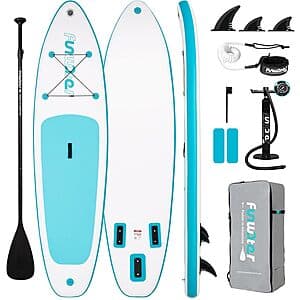 10.5' FunWater Inflatable Stand Up Paddle Board w/ Accessories (Various) from $84.35 + Free Shipping