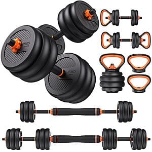 45-lb FEIERDUN DS2 Adjustable Dumbbells Set $60.50 + Free S&H