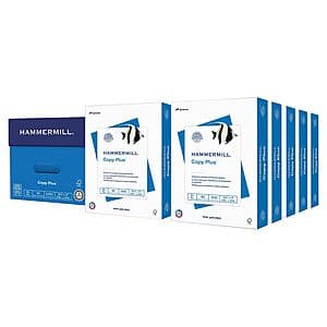 10-Ream 8.5" x 11" Hammermill Copy Plus Printer Paper $40 + Free S&H