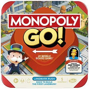 Monopoly GO! Board Game $4.95