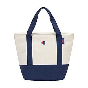 Champion Classic Canvas Insulated Lunch Tote w/ Front Slip Pocket $15.70