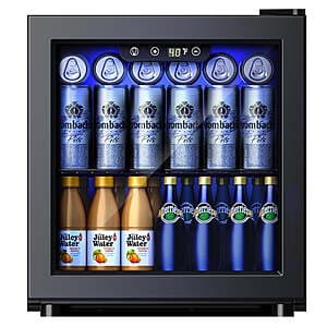 55-Can Simzlife Portable Mini Beverage Refrigerator & Cooler w/ Glass Door $104.50 + Free S&H