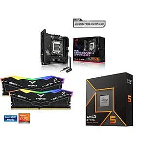 Ryzen 5 9600X + ROG Strix B650E-I WiFi + 16GB Team Group RAM + 240mm MSI AIO Cooler $405 + Free Shipping