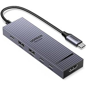 Prime Members: UGREEN Revodok Pro 6-in-1 10Gbps 4K 60Hz HDMI USB-C Hub $14 + Free Shipping
