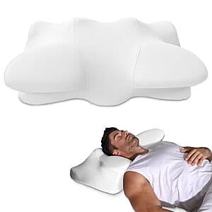 ofwaterstroll Dual-Height Cervical Neck Memory Foam Pillow for Pain Relief $20.80