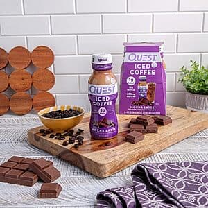 Select Amazon Accts: 12-Ct 10oz. Quest Nutrition 10g Protein Ice Coffee Drink $16 w/ S&S