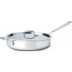 All-Clad Factory Seconds Sale + 15% Off $60+: 3-Quart D3 Saute Pan w/ Lid $68 & More + Free Shipping