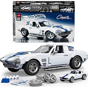 918-Piece Mattel Brick Shop Hot Wheels Corvette Grand Sport Building Toy Kit $29.40 & More + Free Store Pickup
