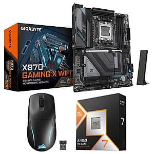 AMD Ryzen 7 9850X3D CPU + GIGABYTE X870 GAMING X WIFI7 MB + Corsair M75 Wireless Mouse $530 + Free Shipping