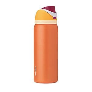32-Oz Owala FreeSip Insulated Stainless Steel Water Bottle w/ Spout (Orange) $22.40