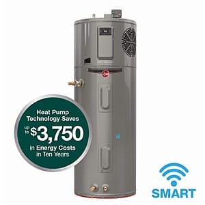 Rheem ProTerra 50 Gal. Hybrid Heat Pump Smart Electric Water Heater $1488 & More + Free Ship to Store