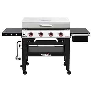 Nexgrill Daytona 36" 4-Burner Propane Gas Griddle (Black w/ Stainless Steel Lid) $249 + Free Shipping