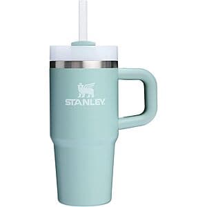 14oz. STANLEY Quencher H2.0 Tumbler w/ Handle & Straw (Seafoam) $12.50 & More
