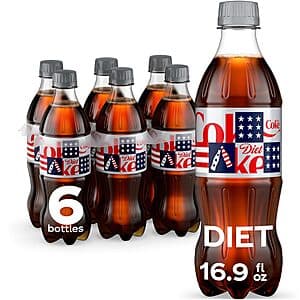 Select Accounts: 6-Pk 16.9-Oz Diet Coke Diet Soda Free