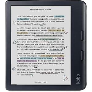 7" 32GB Kobo Libra Colour IPX8 Color Display eReader $200 + Free S&H